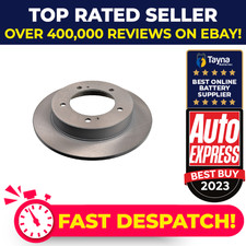 2x Brake Discs Pair Solid