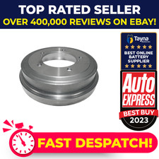 2x Brake Drums (Pair) Rear